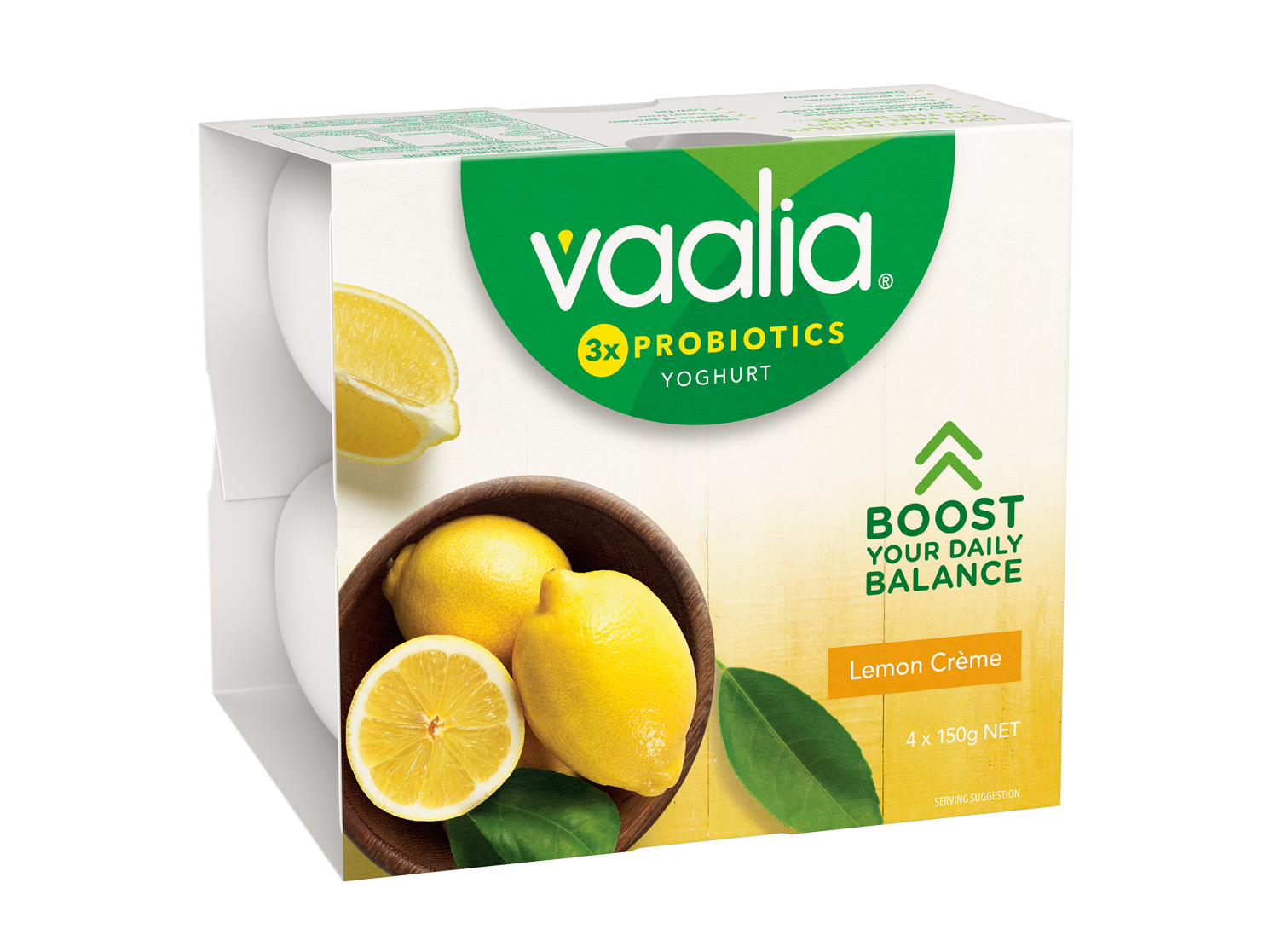 Vaalia Lemon Creme 4x150g