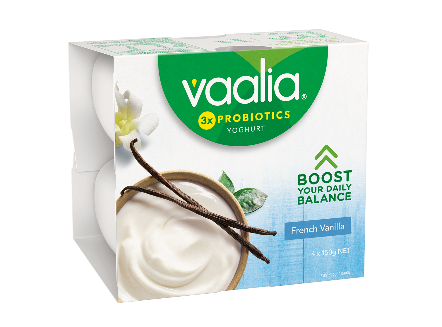 Vaalia Vanilla 4x150g