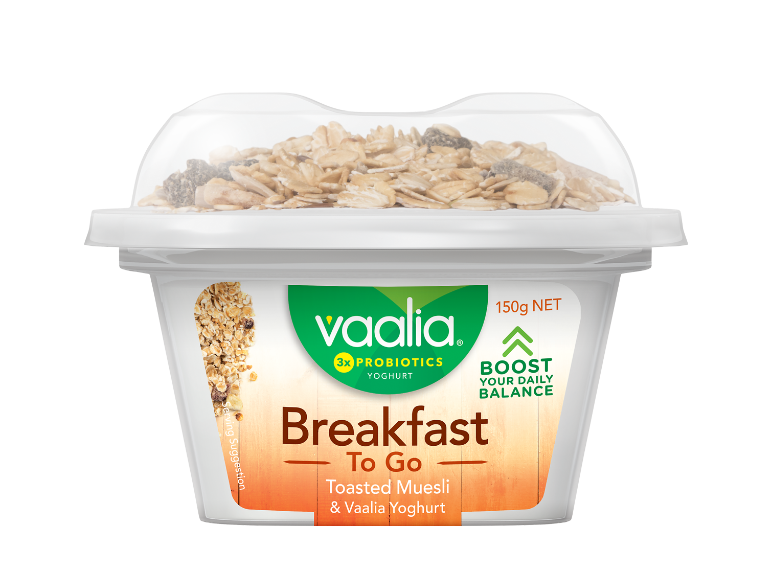 Vaalia Breakfast To Go 150g - Toasted Muesli